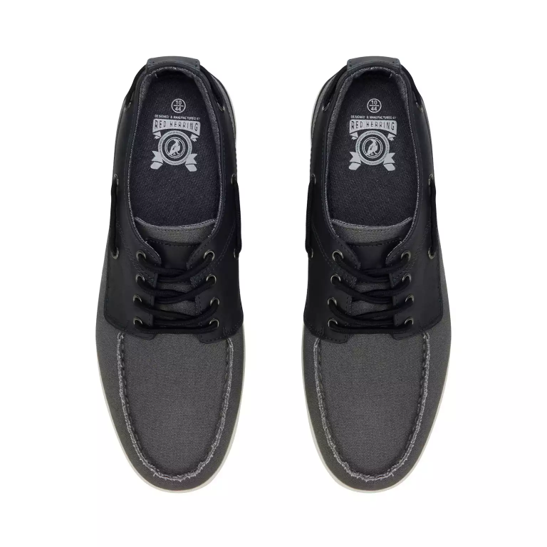 Debenhams Red Herring Grey 'Hayes' Boat Shoes OGalax